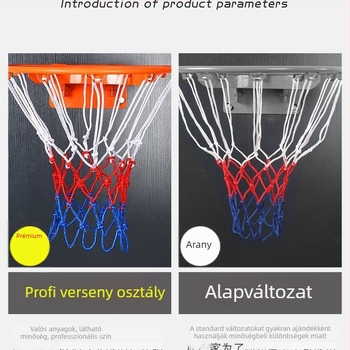 Kosárlabda kosárháló – hosszabbított, vastag és tartós kültéri használatra; Anyag: selyem virág; Feldolgozás és testreszabás: nincs; Márka: Egyéb.