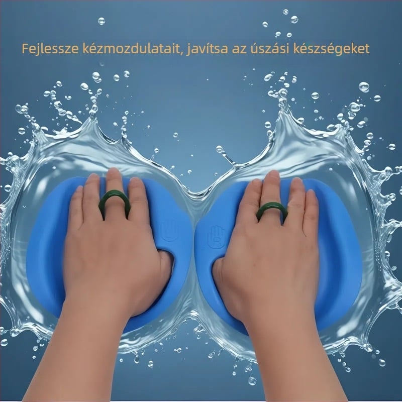 Gyermekek PVC kézlapátok úszásra – edzés szabad stílus