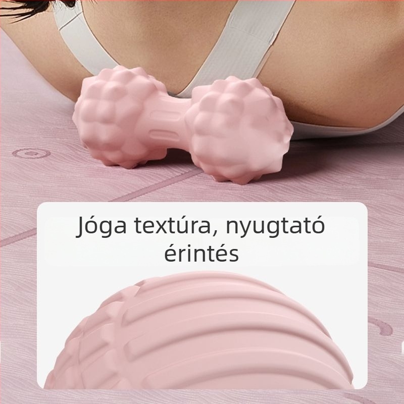 Fascia-labda talpmasszázs és izomlazítás – mogyoró alakú hát- és talplabda, jóga váll- és nyakmasszázshoz