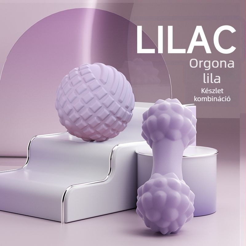 Fascia-labda talpmasszázs és izomlazítás – mogyoró alakú hát- és talplabda, jóga váll- és nyakmasszázshoz