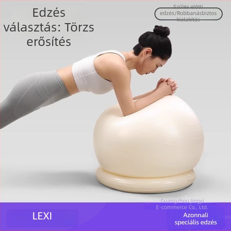 Le Series jóga labda – vastagított fitness labda terhesség és szülés utáni támogatásra