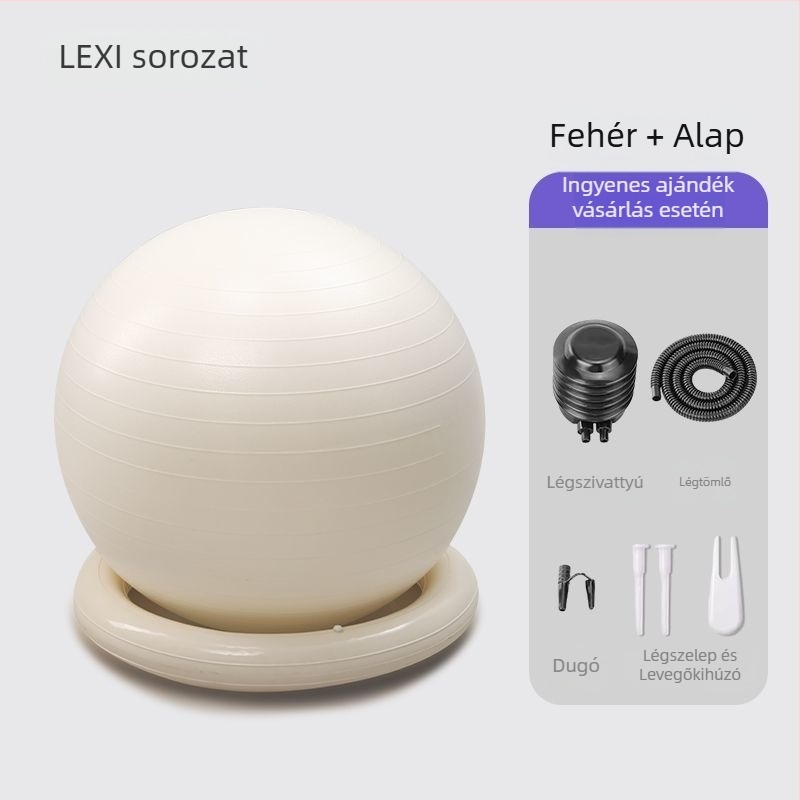Le Series jóga labda – vastagított fitness labda terhesség és szülés utáni támogatásra