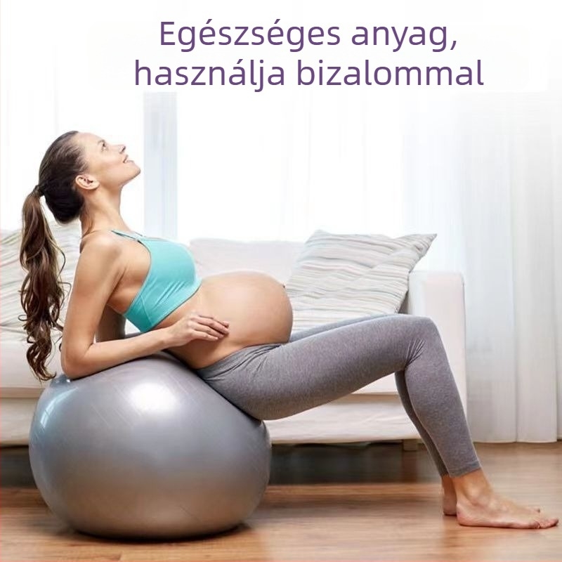Vastagított robbanásbiztos sportjóga- és edzőlabda a fitnesshez és a fogyáshoz; terheseknek, a szülés támogatásához és gyermekek szenzoros tréningjéhez.
