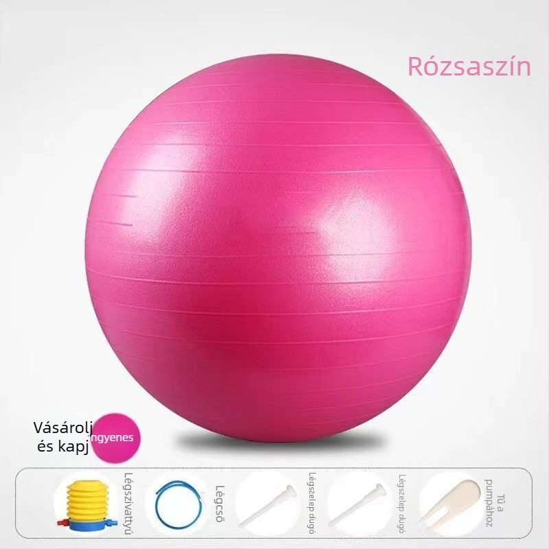 Vastagított robbanásbiztos sportjóga- és edzőlabda a fitnesshez és a fogyáshoz; terheseknek, a szülés támogatásához és gyermekek szenzoros tréningjéhez.
