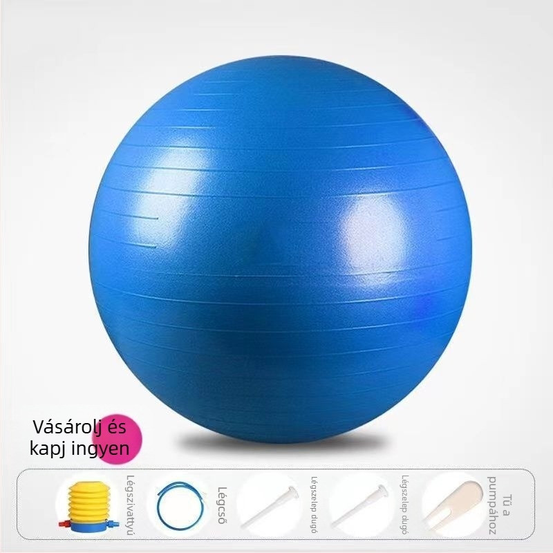 Vastagított robbanásbiztos sportjóga- és edzőlabda a fitnesshez és a fogyáshoz; terheseknek, a szülés támogatásához és gyermekek szenzoros tréningjéhez.