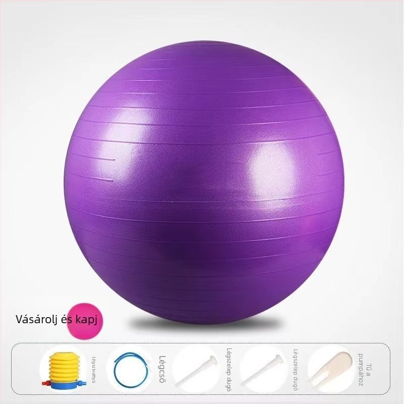 Vastagított robbanásbiztos sportjóga- és edzőlabda a fitnesshez és a fogyáshoz; terheseknek, a szülés támogatásához és gyermekek szenzoros tréningjéhez.