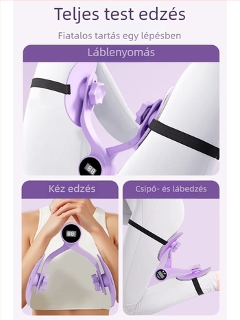 Jóga láb edző ABS szalaggal a medencefenék és a belső comb izmok edzésére
