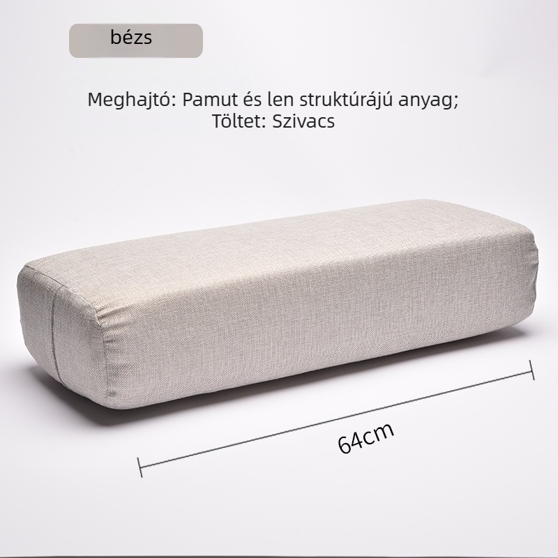 Jóga párna kezdőknek, texturált felülettel, téglalap alakú ágyéki támasz terhes nők számára, alkalmas fitneszhez és masszázshoz