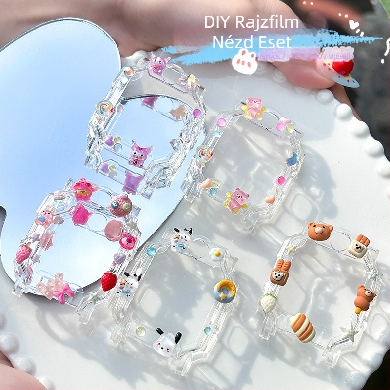 TPU védőtok Little Genius D2A/D3 és Z11/Z10/Z9/Z8 modellhez, rajzfilm DIY figura