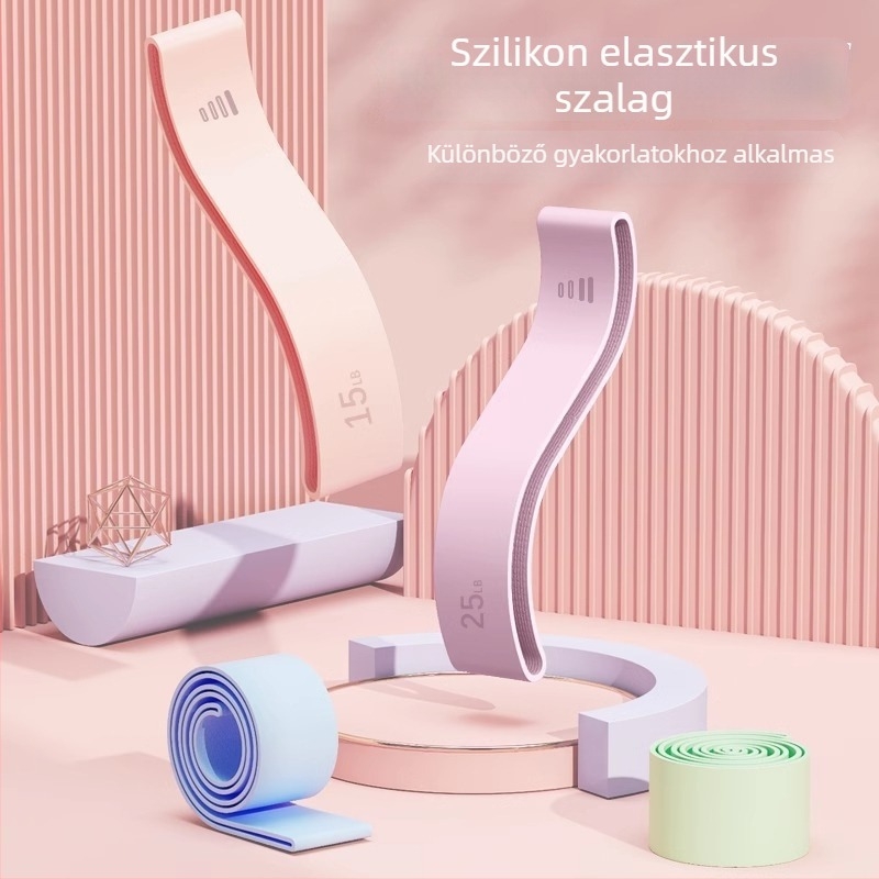 Szilikonból készült nyújtó heveder jóga és fitnesz számára — jóga segédeszköz