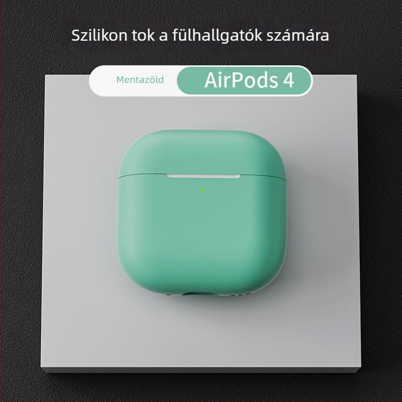 Szilikon védőtok AirPods Pro 2-hoz, AirPods 1–2 Gen-hez és AirPods 3–4 Gen-hez, gravírozott mintával
