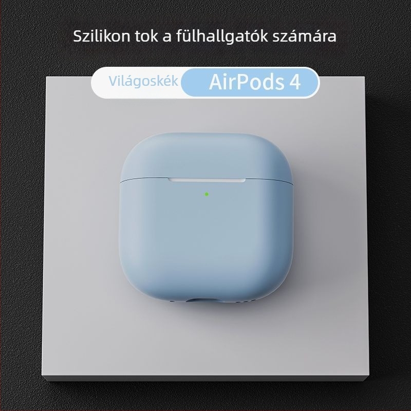 Szilikon védőtok AirPods Pro 2-hoz, AirPods 1–2 Gen-hez és AirPods 3–4 Gen-hez, gravírozott mintával