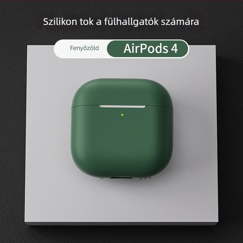 Szilikon védőtok AirPods Pro 2-hoz, AirPods 1–2 Gen-hez és AirPods 3–4 Gen-hez, gravírozott mintával
