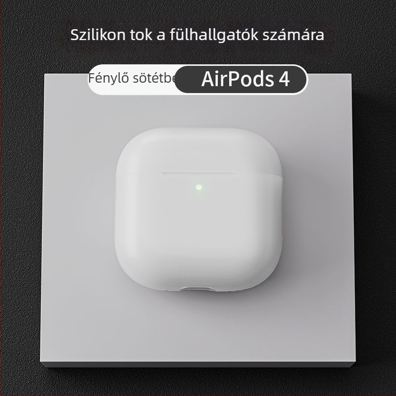 Szilikon védőtok AirPods Pro 2-hoz, AirPods 1–2 Gen-hez és AirPods 3–4 Gen-hez, gravírozott mintával