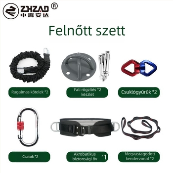 Backflip edzés segédeszköz – nyújtó heveder/jóga kötél, poliészter-pamut, Zhongre-Anda