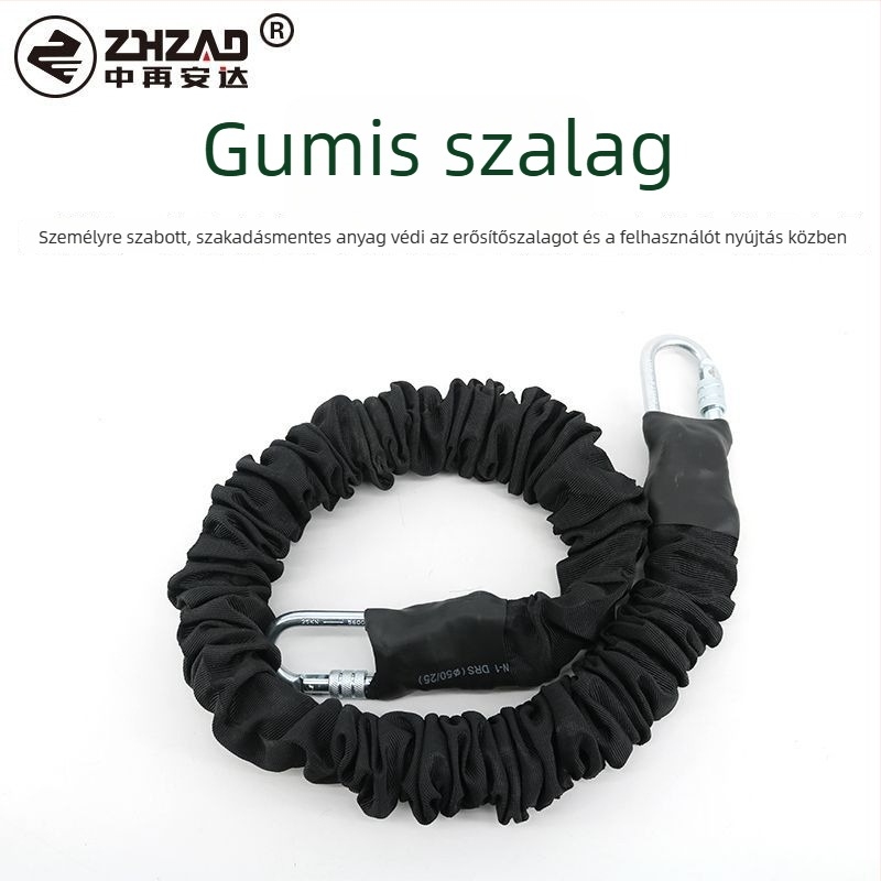 Backflip edzés segédeszköz – nyújtó heveder/jóga kötél, poliészter-pamut, Zhongre-Anda