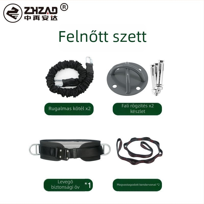 Backflip edzés segédeszköz – nyújtó heveder/jóga kötél, poliészter-pamut, Zhongre-Anda