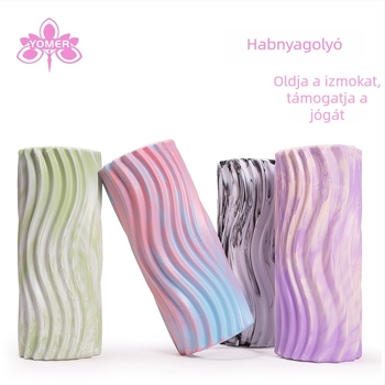  Habmasszírozó görgő vádli masszázsához és meridián-edzéshez — Jóga segédeszköz, Márka The beauty of yu, Anyag Egyéb