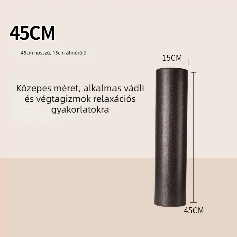 Szilárd habhenger a jóga érdekében – hátnyújtás és izomlazítás, sima habfelület