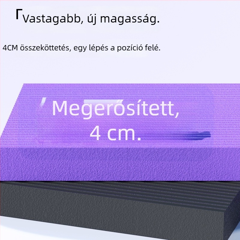 NBR egyensúlymatrac jógahoz – megnagyobbított és vastagított kivitel, törzs- és hasizom-edzéshez