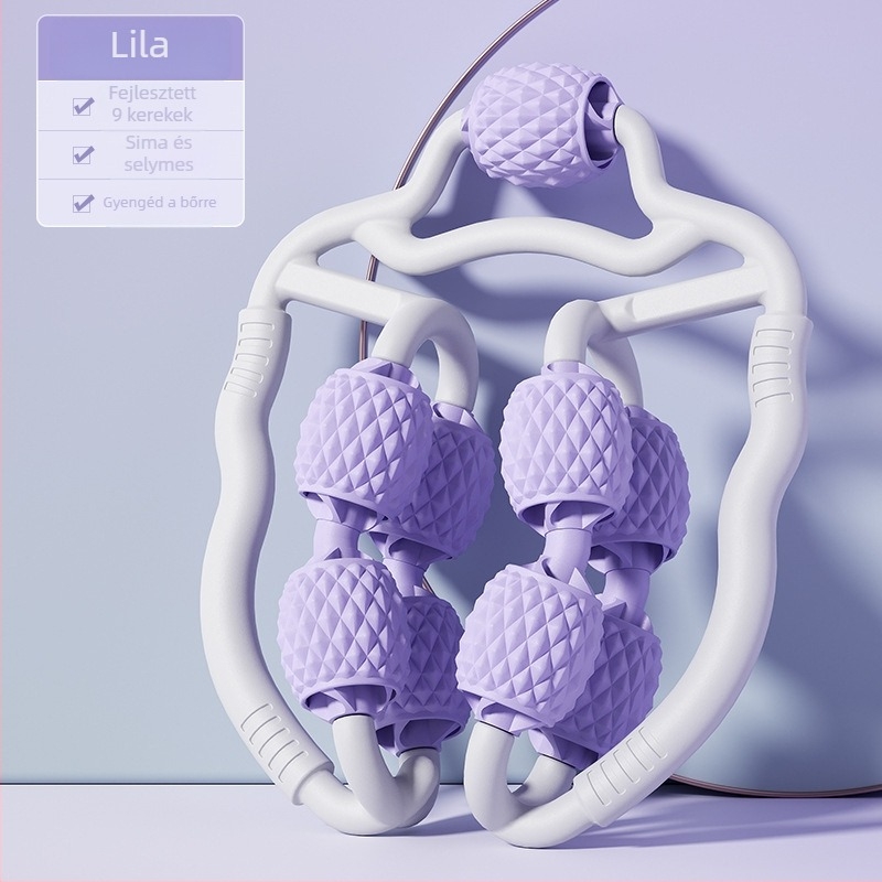 lábmasszírozó görgő-gyűrű – ABS, ADKING, jóga kiegészítők, egészséges masszázs és fitnesz