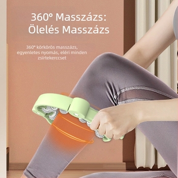 Binluo Gyűrűs Masszírozó — 13 kerék, láb-roller a combok és a vádlik számára, medencefenék izom edzés, fitness