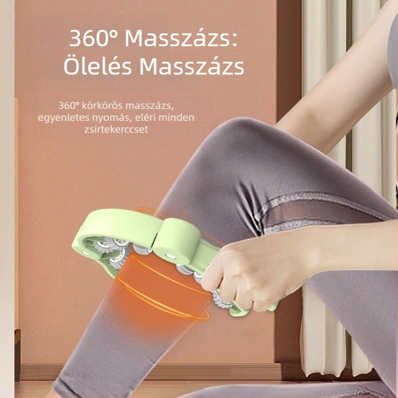 Binluo Gyűrűs Masszírozó — 13 kerék, láb-roller a combok és a vádlik számára, medencefenék izom edzés, fitness
