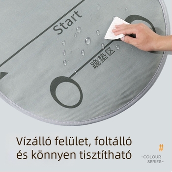 Hasizomkör matrac – Belső használatra, rezgéscsillapító, csendes, csúszásmentes, megnövelt és széles dizájn, habanyag