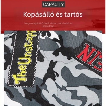 Megvastagodott horgászbot táska, vízálló, kopásálló, összehajtható vászon felszerelés-táska