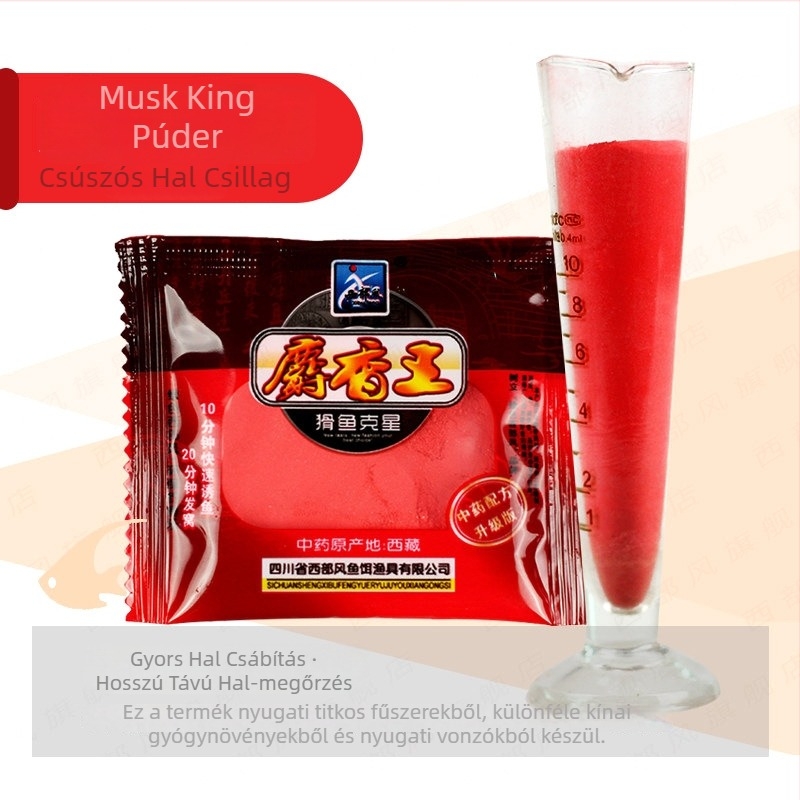 Etetőpor karp és dévérkeszeg horgászathoz – Western Style Musk King, mesterséges musk