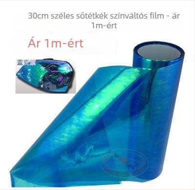 Autó fényszóró fólia | Átlátszó, színváltó fólia kameleonhatással | Anyag: Egyéb; Szerelés: Ragasztó típus; Minta: A képen látható