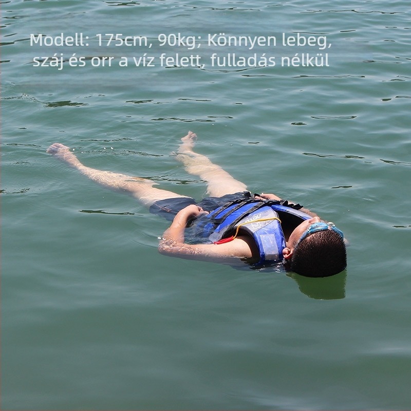Bump Felnőtt Úszó Életmentő Mellény Horgászathoz, Oxford Szövet, Gyöngyház Pamut Töltet, Síppal