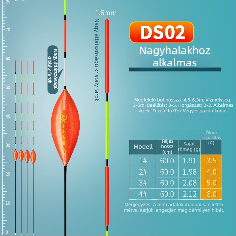 Linglong Supreme Kristályos farkú úszó – nagy érzékenységű sodrás nagyhalakhoz