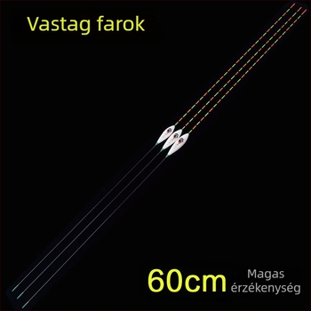 60 cm könnyű nano úszó édesvízi horgászathoz, rendkívül érzékeny
