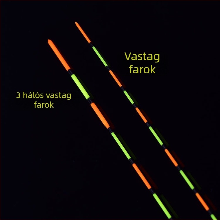 60 cm könnyű nano úszó édesvízi horgászathoz, rendkívül érzékeny