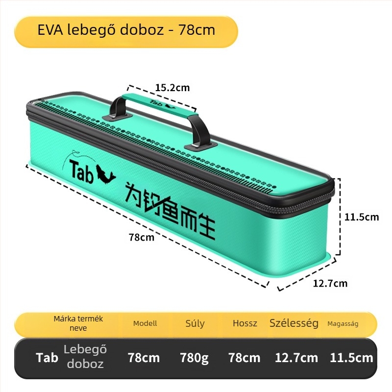TAB horgászati vonal tároló doboz, fő- és mellék vonalakhoz — EVA anyagból