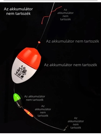 Elektronikus Apollo úszó horgász bója tengerre és édesvízre, hosszú dobás, ütközésgátló, éjszakai fény, csúszó úszó