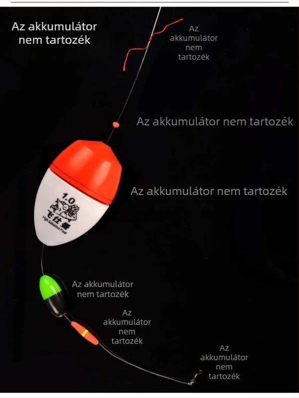 Elektronikus Apollo úszó horgász bója tengerre és édesvízre, hosszú dobás, ütközésgátló, éjszakai fény, csúszó úszó