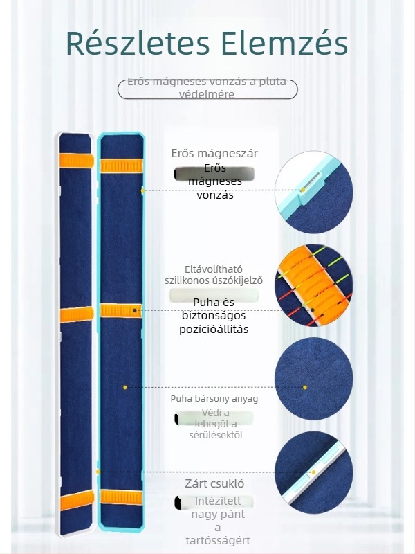 Fishing ha ha lebegő horog- és halászati doboz, ABS, nagy kapacitás, belső flanellel bélelt és szilikon kártyatartó rekeszek