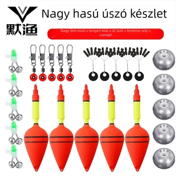 Műanyagból készült úszókészlet tengeri és sziklaalapú horgászathoz, hosszú dobásokhoz