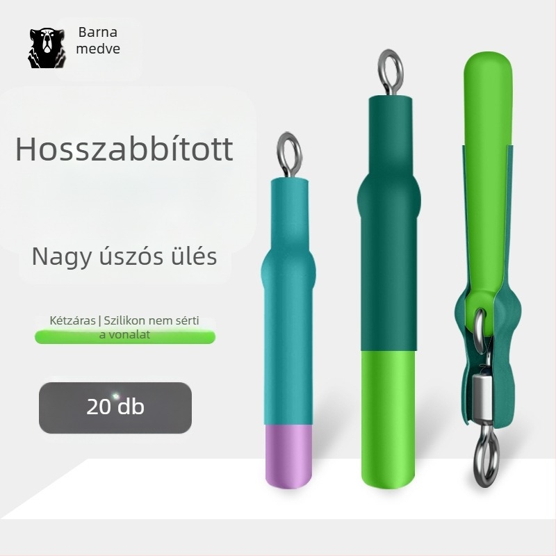 Szilikonból készült hosszított úszóülés, csúszó és forgó mechanizmussal, megerősített függőleges tartó nagy pontyokra