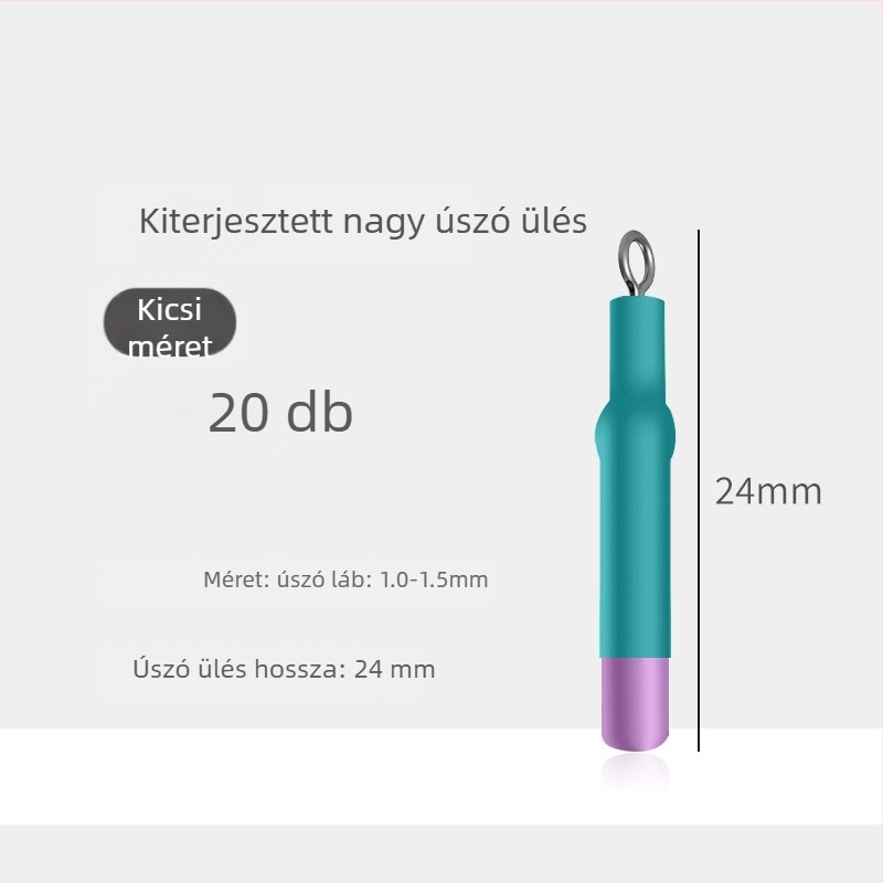 Szilikonból készült hosszított úszóülés, csúszó és forgó mechanizmussal, megerősített függőleges tartó nagy pontyokra