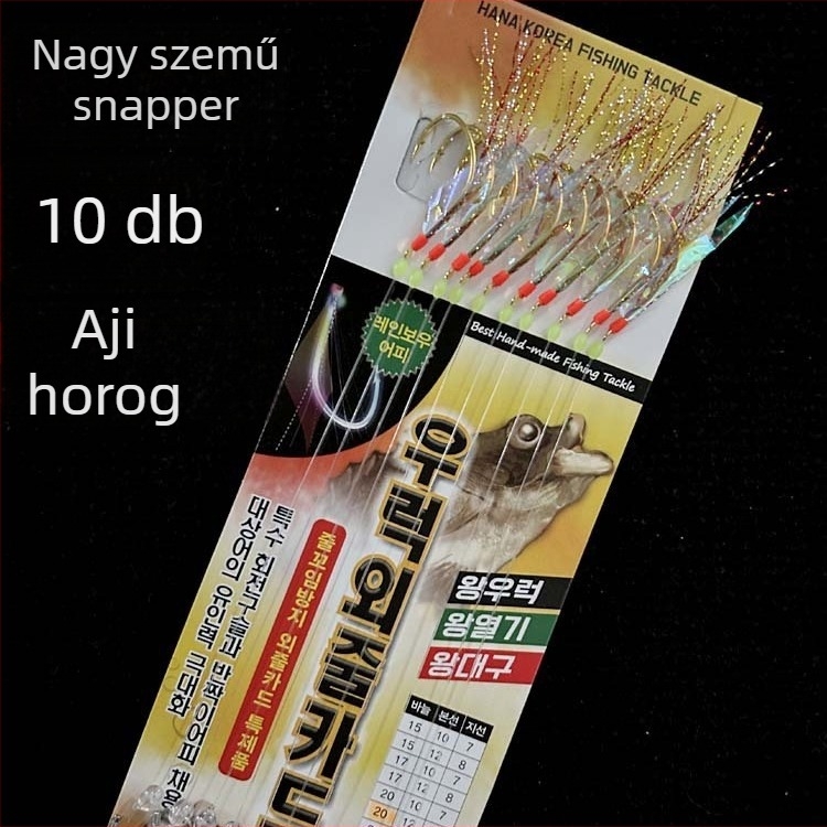 Bigeye Snapperhez készült tengeri horgászrig — Márka: Bigeye Snapper; Anyag: Nylon
