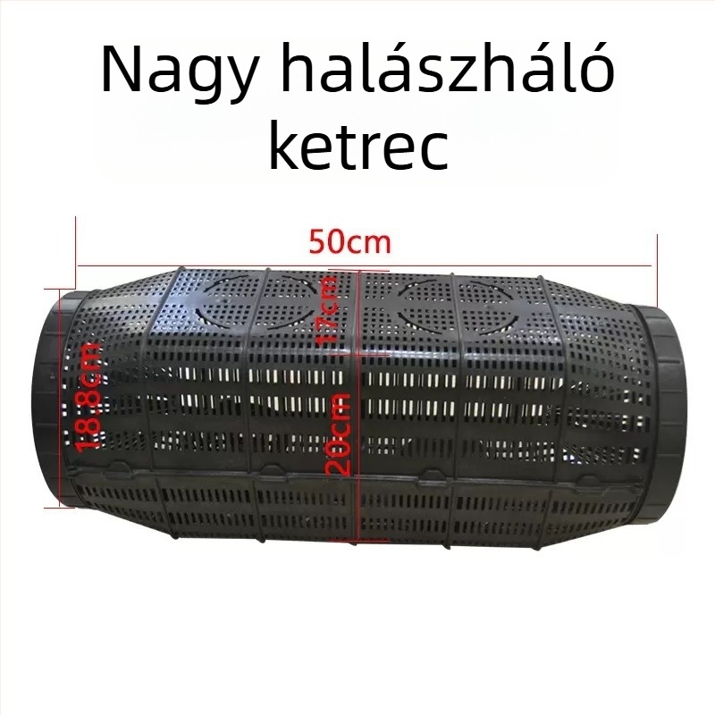Túl vastag műanyag horgászketrec, kialakítás 8 lyukú vagy 6 lyukú