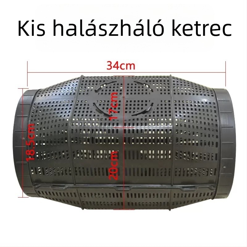 Túl vastag műanyag horgászketrec, kialakítás 8 lyukú vagy 6 lyukú