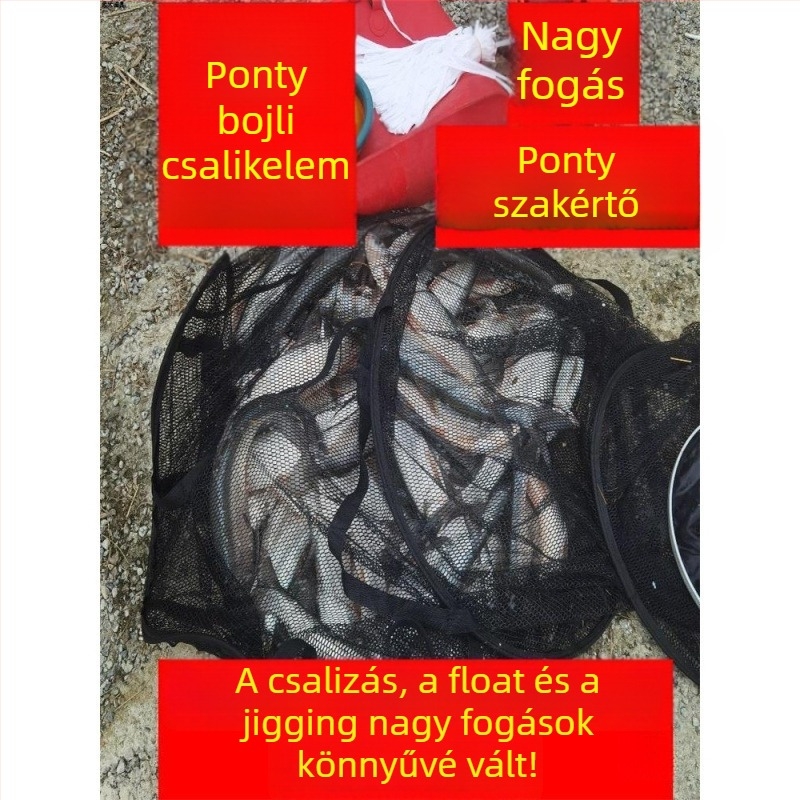Vízben oldódó csaliháló halászathoz – Fix pontra tervezett hálós zacskó, Garlic Mudfish és kukorica (Márka: Other; Eredet: Kína; Anyag: Other)