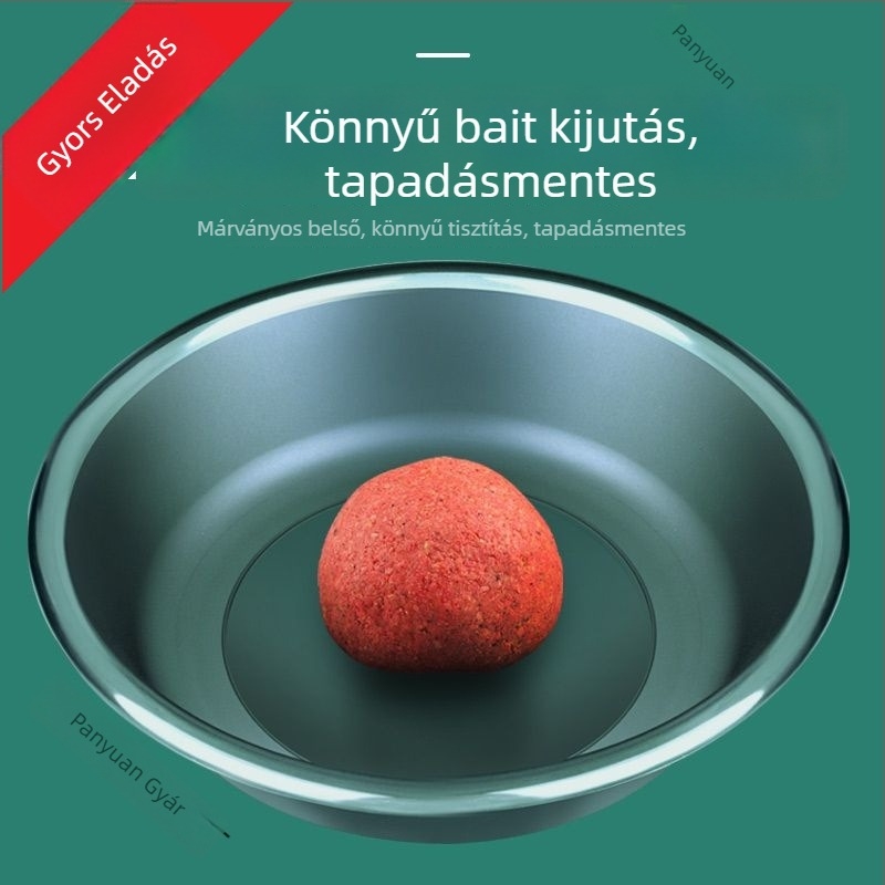 Három darabos etetőanyag-keverő tál készlet horgászathoz – előkészítés és tárolás