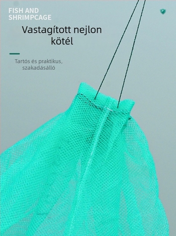 Összecsukható kerek hálókosár halak és garnéla számára – ideiglenes tartás homár és rákok részére, megerősített halvédő ketrec, különféle hal- és garnéla ketrecek — Márka: Más; Eredet: Kína; Anyag: Más