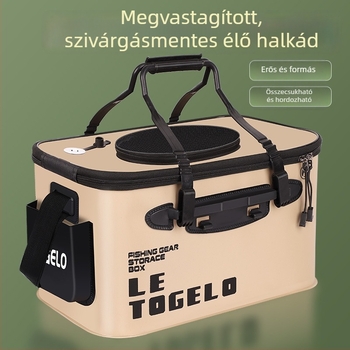 EVA összecsukható halas vödör a horgászatért – élőhal-tartály és halas doboz