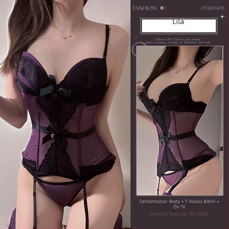 Női egyenruha-stílusú fehérnemű szett — poliészter szövet 90–95% (2024 tavasz)